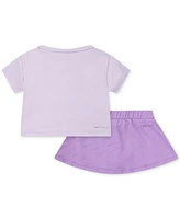 Nike Baby Girls Dri-fit Swoosh Motion T-Shirt & Skort, 2 Piece Set