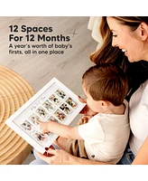Nova Baby's First Year Photo Frame, 12 Months Newborn Baby Picture Monthly Birthday Milestone Collage