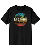 Corona Big & Tall Logo Gradient Black T-Shirt-5XL