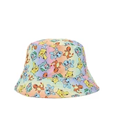 Pokemon Boys All-Over Character Print Youth Rainbow Ombre Bucket Hat