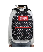 Hello Kitty Head and Polka Dots Aop Travel Backpack