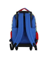 Pokemon Pikachu And Favorite Characters 16" Youth Rolling Backpack