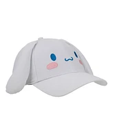 Cinnamoroll Big Face Women's White Adjustable Hat