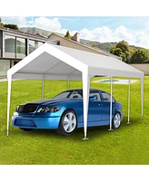 12x20ft Carport Canopy Cover, Waterproof & Uv Tarp with Elastic Buckles