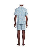 Lands' End Men's Short Sleeve Essential Pajama Set