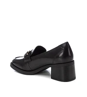 Carmela Leather Collection Women's Heeled Moccasins by Xti