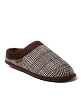 Dearfoams Men's Asher Quilted Plaid Clog House Slipper