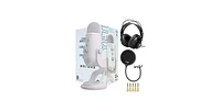 Blue Yeti Usb Microphone (Blackout) with Knox Gear Headphones and Pop Filter