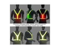 Led Running Vest High Visibility Reflective Vest for