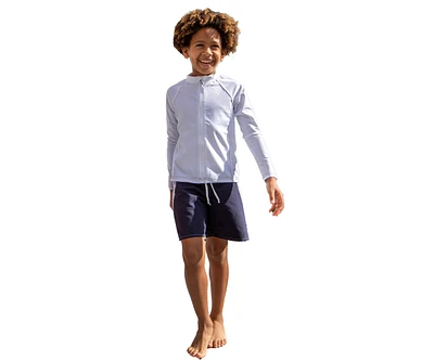 NoNetz Boys Slim Fit 6.5" Inseam No Rash Swim Trunks