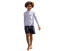 NoNetz Boys Slim Fit 6.5" Inseam No Rash Swim Trunks