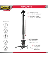 ProMounts Extendable Ceiling Projector Mount Holds up to 132lbs
