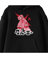 Gloomy Bear Boys Ready to Attack Youth Black Graphic Hoodie-xs