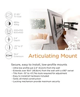 ProMounts Full Motion Tv Wall Mount for TVs 37"