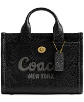Coach Mini Leather Cargo Tote Bag 20