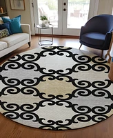 Addison Chantille ACN883 8'x8' Round Area Rug