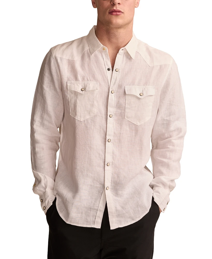 Lucky Brand Men's Masa Western Long Sleeve Shirt