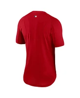 Nike Men's Red Los Angeles Angels Authentic Collection Performance Raglan T-Shirt