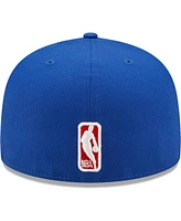 Men's New Era Royal Philadelphia 76ers Fall 22 Identity 59FIFTY Fitted Hat