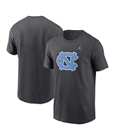 Jordan Men's Anthracite North Carolina Tar Heels Primetime Evergreen Logo T-Shirt