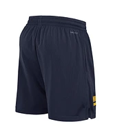 Jordan Men's Navy Michigan Wolverines 2024 Sideline Performance Mesh Shorts