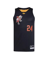 Adidas Men's 24 Black/Gold Louisville Cardinals Black History Month Basketball Jersey