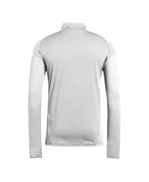 Adidas Men's Silver Charlotte Fc 2025 Quarter-Zip Long Sleeve Training Sweatshirt