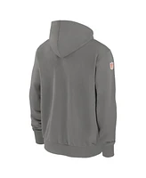 Nike Men's Pewter Cincinnati Bengals Player Full-Zip Performance Hoodie