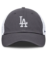 Nike Men's Gray Los Angeles Dodgers Adjustable Trucker Hat