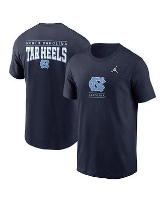 Jordan Men's Navy North Carolina Tar Heels 2-Hit T-Shirt