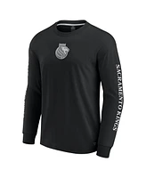 Fanatics Men's Black Sacramento Kings Elements Strive Long Sleeve T-Shirt