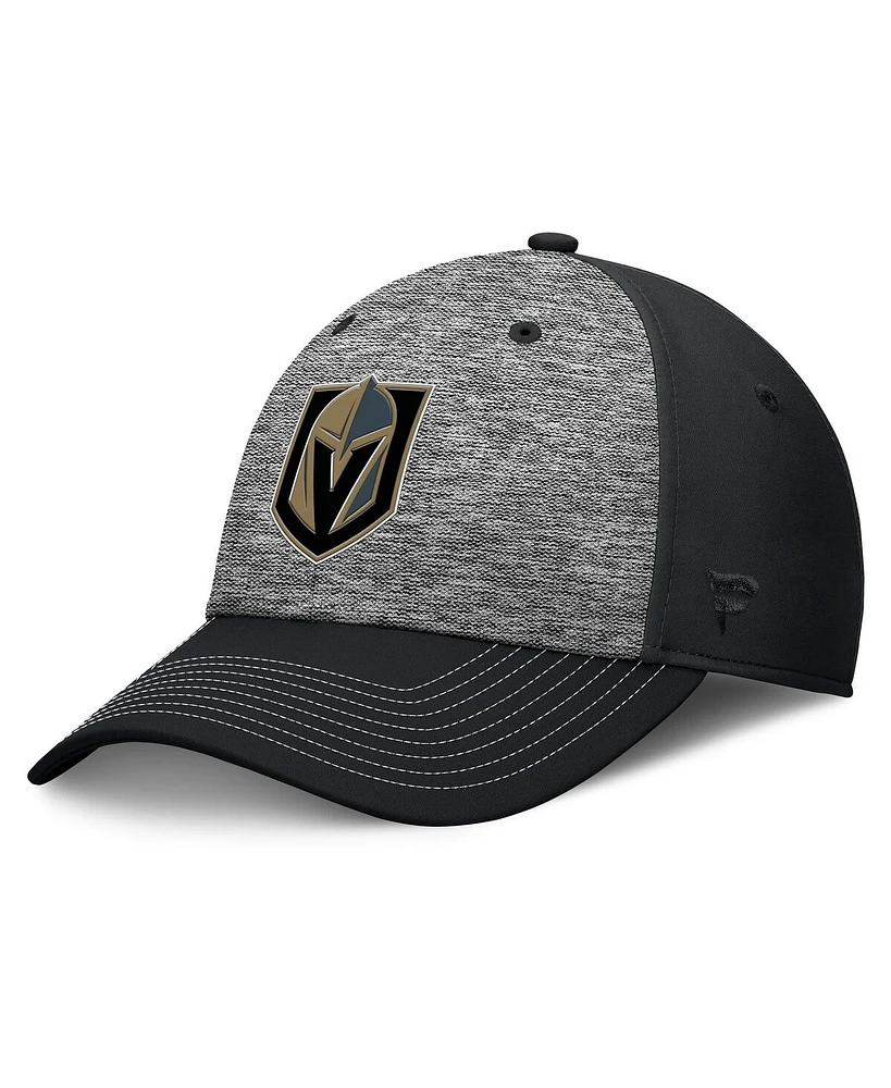 Fanatics Men's Gray/Black Vegas Golden Knights Fundamental Top Shelf 2-Tone Flex Hat