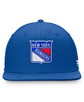 Fanatics Men's Royal New York Rangers Core Primary Logo Fitted Hat