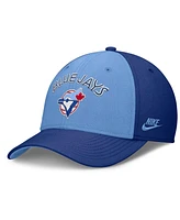 Nike Men's Royal/Powder Blue Toronto Jays Rise Swoosh Performance Flex Hat