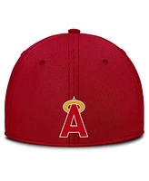 Nike Men's Red/Navy California Angels Rise Swoosh Performance Flex Hat