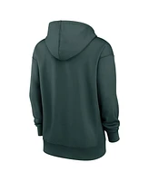 Nike Women's Green Athletics Authentic Collection Performance Pullover Hoodie