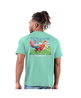 Margaritaville Men's Mint Philadelphia Eagles Flip Flop T-Shirt