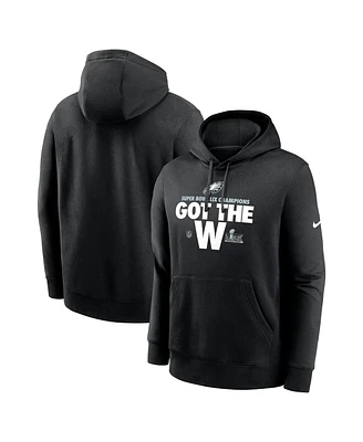 Nike Men's Black Philadelphia Eagles Super Bowl Lix Champions Parade Therma Performance Pullover Hoodie