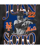New Era Men's Juan Soto Black York Mets Batter Up Player T-Shirt