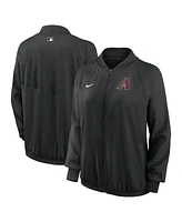 Nike Women's Black Arizona Diamondbacks Authentic Collection Team Raglan Performance Full-Zip Jacket