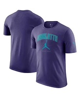 Jordan Men's and Women's Purple Charlotte Hornets Essential Cities T-Shirt