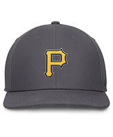 Nike Men's Gray Pittsburgh Pirates Pro Performance Snapback Hat