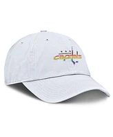 Fanatics Men's White Washington Capitals Pride Adjustable Hat