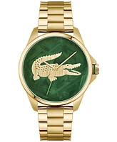 Lacoste Men's Le Croc Gold Tone Stainless Steel Bracelet Watch, 43mm