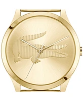 Lacoste Women's Crocodelle Gold Tone Stainless Steel Mesh Bracelet Watch