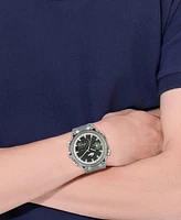 Lacoste Men's LC33 Clear Silicone Strap Watch, 45mm