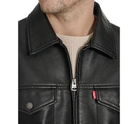 Levi's Men's Classic-Fit Faux-Leather Jacket