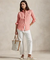 Polo Ralph Lauren Women's Classic-Fit 100% Linen Shirt
