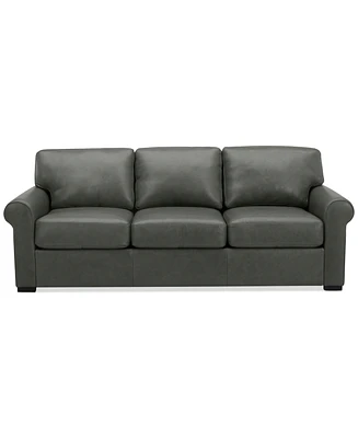 Radley Roll Arm 86" Leather Sofa, Exclusively at Macy's