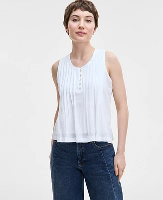 On 34th Women's Sleeveless Pleated Tank, Exclusively at Macy's